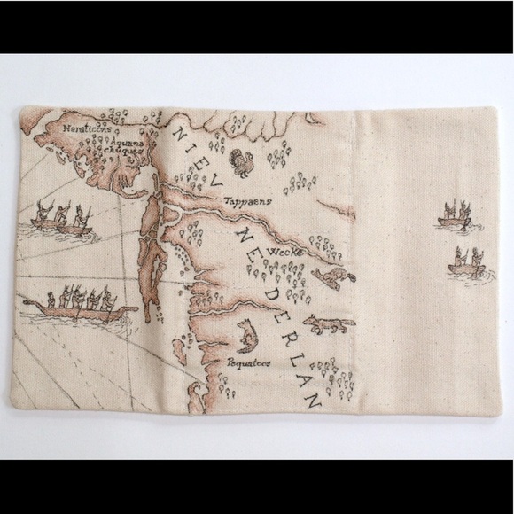 Wallet w/ hand drawn natives in canoe on the ocean - Picture 2 of 6